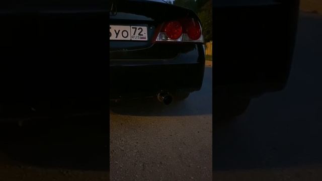 Звук выхлопа Прямоток HKS Hi-Power bass+ на Honda Civic.mp4