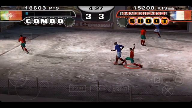 Fifa Street 2 - Gameplay PPSSPP/PSP