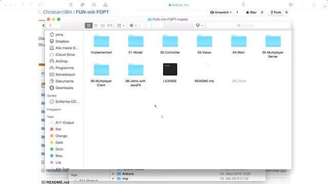 FUN mit FOPT #01b - Ein Tetris-Clon in Java - Download und Import der Projektfiles