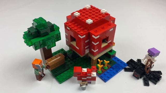 LEGO Minecraft Mushroom House (21179) Set Build & Review