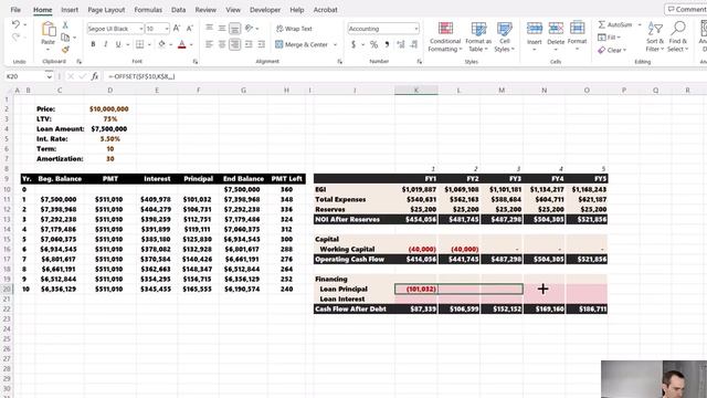 Simplifying the Offset Formula in Excel