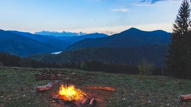 Soothing Violin and Beautiful Cello Music 🎻 Heavenly Bonfire 🔥  Sleep