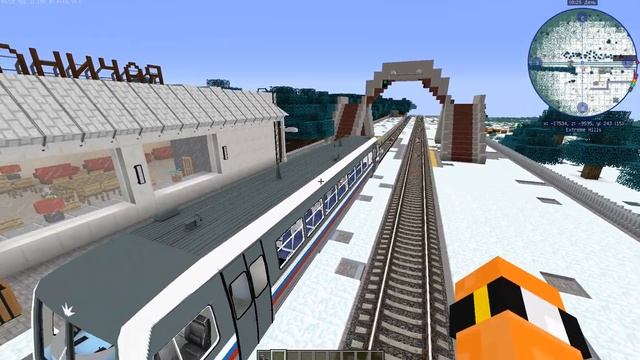 ОБЗОР НОВОЙ СТАНЦИИ СОЛНЕЧНАЯ #memsik #ir #immersiverailroading #minecraft #mine