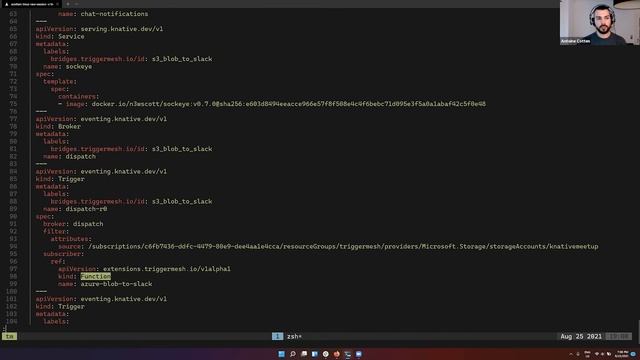 Knative August Meetup/ Simplify Knative Eventing integrations using TriggerMesh Language