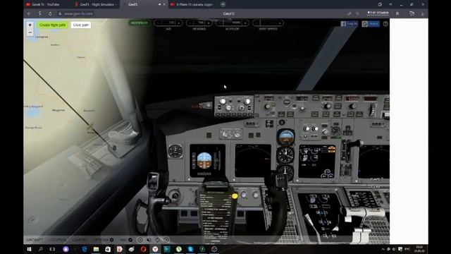GeoFs Полёт на Boeing 737 800 Wetjet  Москва SVO  Пулково