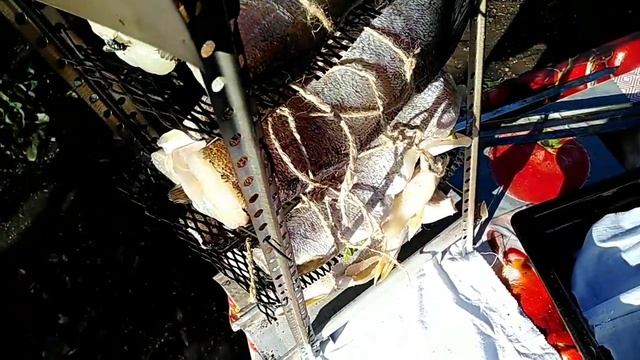 Коптим рыбу, жарим мясо