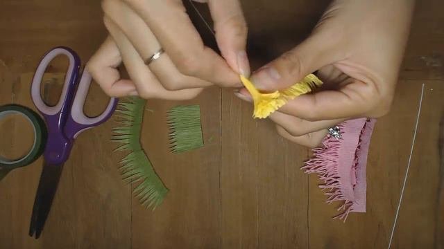 Beautiful Crepe Paper Flowers - Flower Making Of Crepe Paper - Paper Flower Tutorial