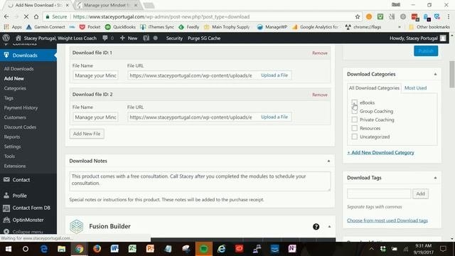 Creating an Easy Digital Downloads Product