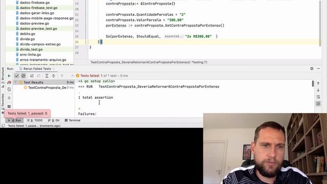 TDD em Golang e Pair programming