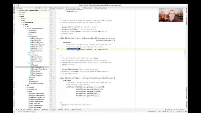 Walkthrough of an Android Client for the Flight Listing App (FLApp) Case Study