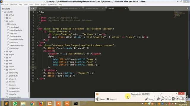 BUILDING CRUD APPLICATION BY USING CAKEPHP PART 4 | INNOOVATUM.COM