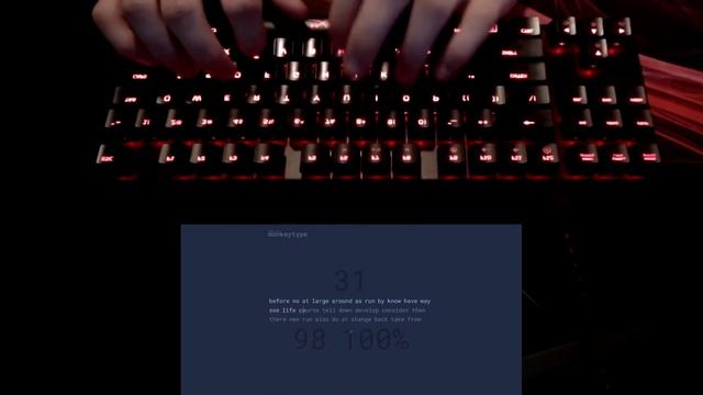 HyperX Alloy FPS pro | Blue switch ASMR | Medium Typing Speed