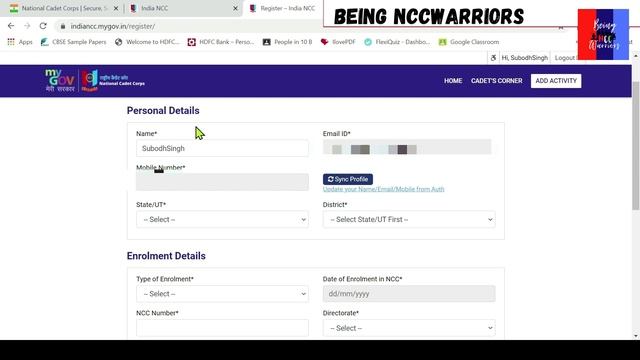 How To Register On NCC Digital Forum II How To Add Your Activity II एनसीसी डिजिटल फोरम II NCC
