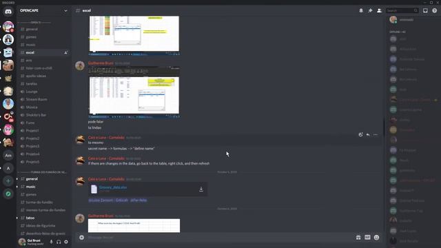 Discord Excel Studies