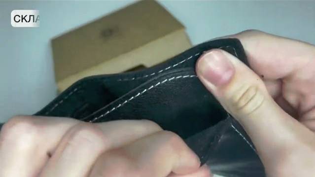 Портмоне купюрник кожаный мужской МП-А-чер Apache бумажник из натуральной кожи дымчато-черный