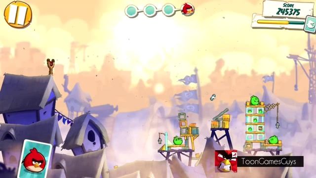 Angry Birds Under Pigstruction - Terence Bird -  Levels 47 to 49
