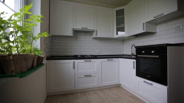 Кухня со сборными фасадами