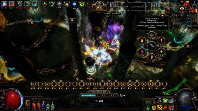 Path of Exile Blight League - Summoner Build Zombie Gamplay part 2