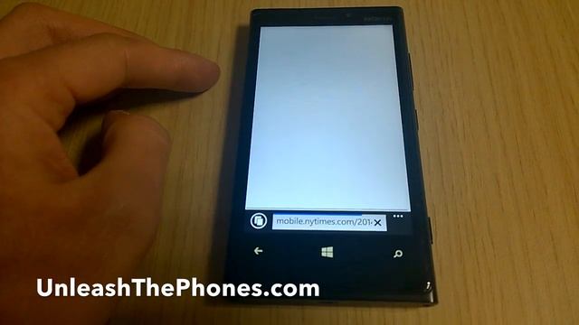 Internet Explorer 11 on Windows Phone 8.1