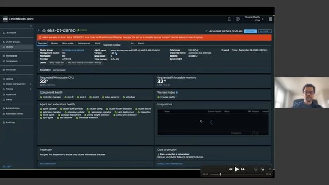 How to Upgrade a Cluster Using VMware Tanzu Mission Control