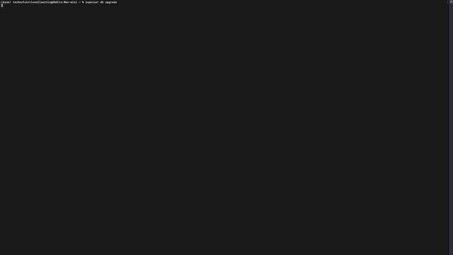 Apache Superset Install in MacOS Bigsur 11.6 (Command line with Miniconda)