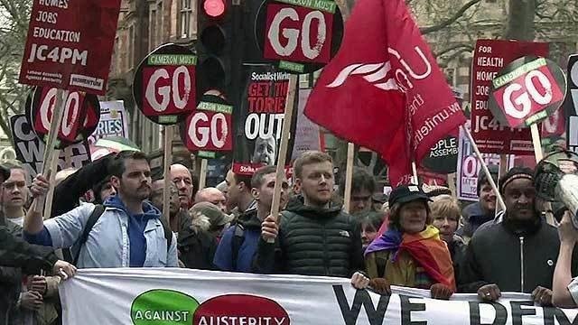 Масштабные протесты по обе стороны Ла-Манша