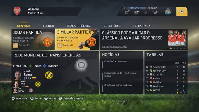 JOGAÇO CONTRA O MANCHESTER !!! - FIFA 15 - Modo Carreira #93 [Xbox One]