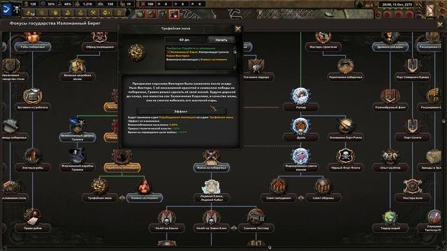 ПЕРВЫЙ РЕЙД В Hearts of Iron 4: Old World Blues 2 - ИЗЛОМАННЫЙ БЕРЕГ