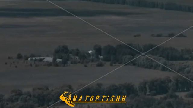 Накрытие всушных позиций в лесопосадке и пункта дислокации в Харьковской области.