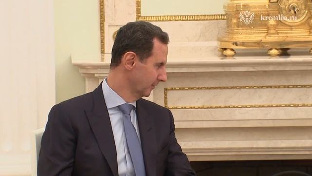 Владимир Путин встретился в Кремле с президентом Сирии Башаром Асадом