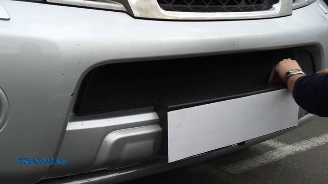 Защита радиатора NISSAN PATHFINDER (Черный) - strelka11.ru