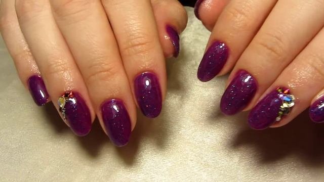 Гель лак с блестинками Swarovski