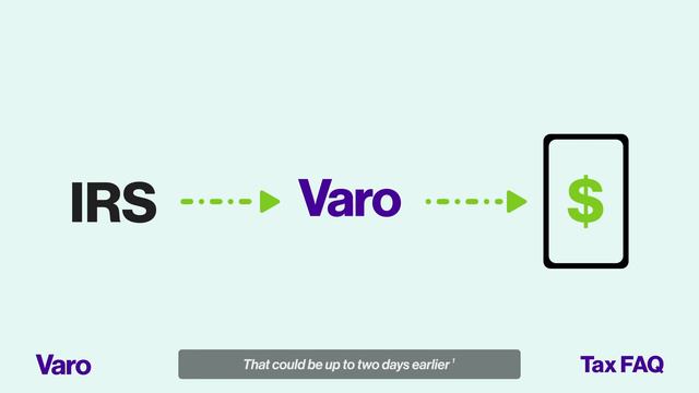 Can I direct deposit my tax refund into my Varo Bank Account?