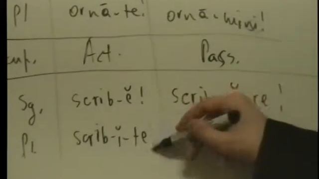 урок 25. Латинский Imperativus Praesentis.avi