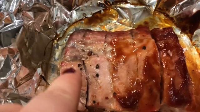 УЖИН ИЗ ТРЁХ БЛЮД . ВКУСНЫЙ УЖИН . Свинина в духовке запечённая . ВЛОГ . США.