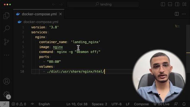 بالا آوردن یک وبسایت در Nginx با استفاده از Docker-Compose