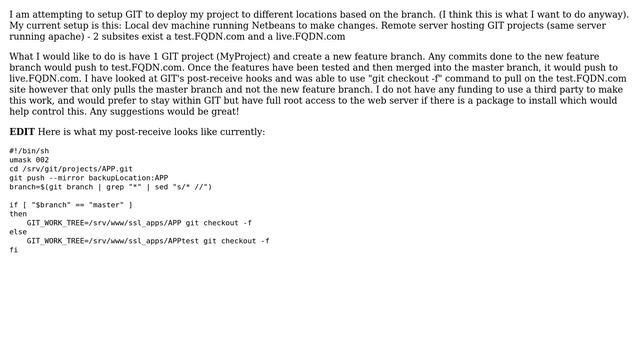 DevOps & SysAdmins: GIT Website Deployment (2 Solutions!!)