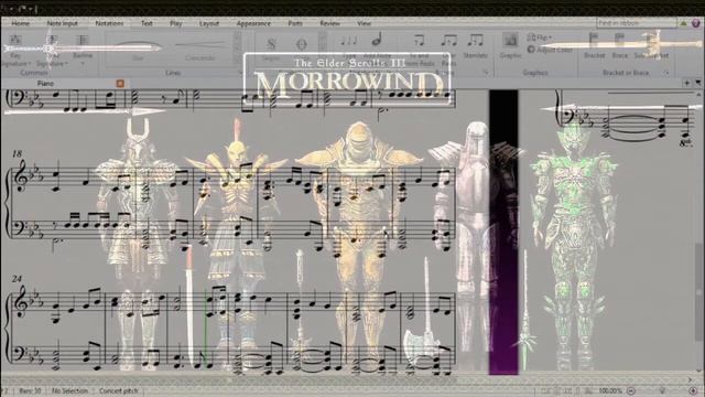 Nerevar Rising (The Elder Scrolls III: Morrowind) On Piano