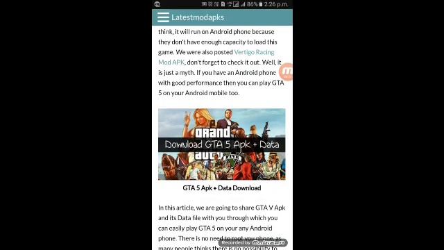 How to download gta 5 on android or apple devices