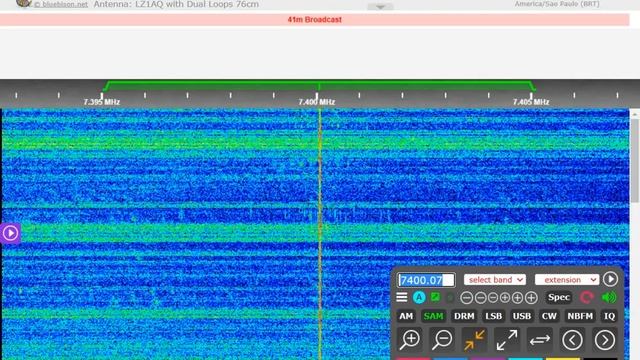 Radio Antares 7400 AM 2209 UTC 29 JAN 2023