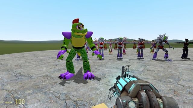 FNAF SECURITY BREACH ALL SKINS In Garry's Mod! (Five Nights at Freddy's: Security Breach)