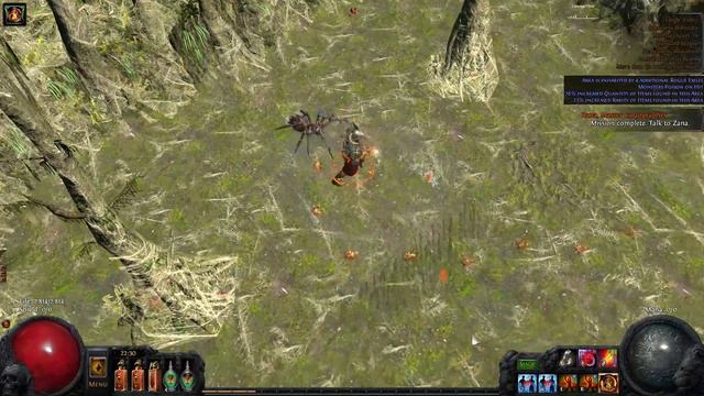 Path Of Exile 2.4: Explosive Arrow Berserker - First map runs