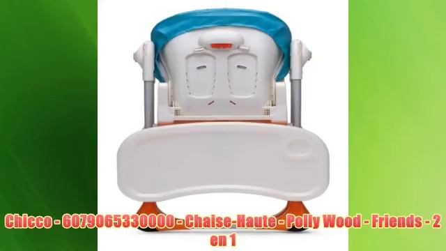 Chicco - 6079065330000 - Chaise-Haute - Polly Wood - Friends - 2 en 1