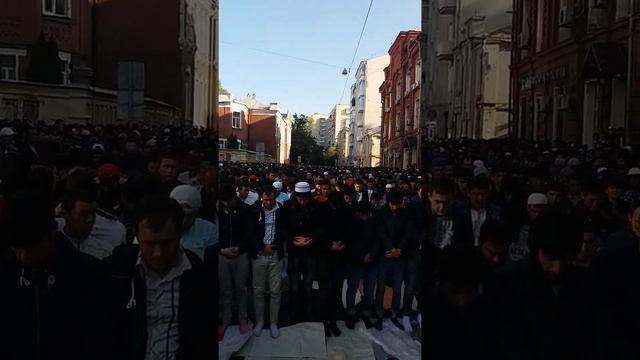 Салам алейкум Всем мусульмане намоз 1 сентября на Проспект Мира Москва