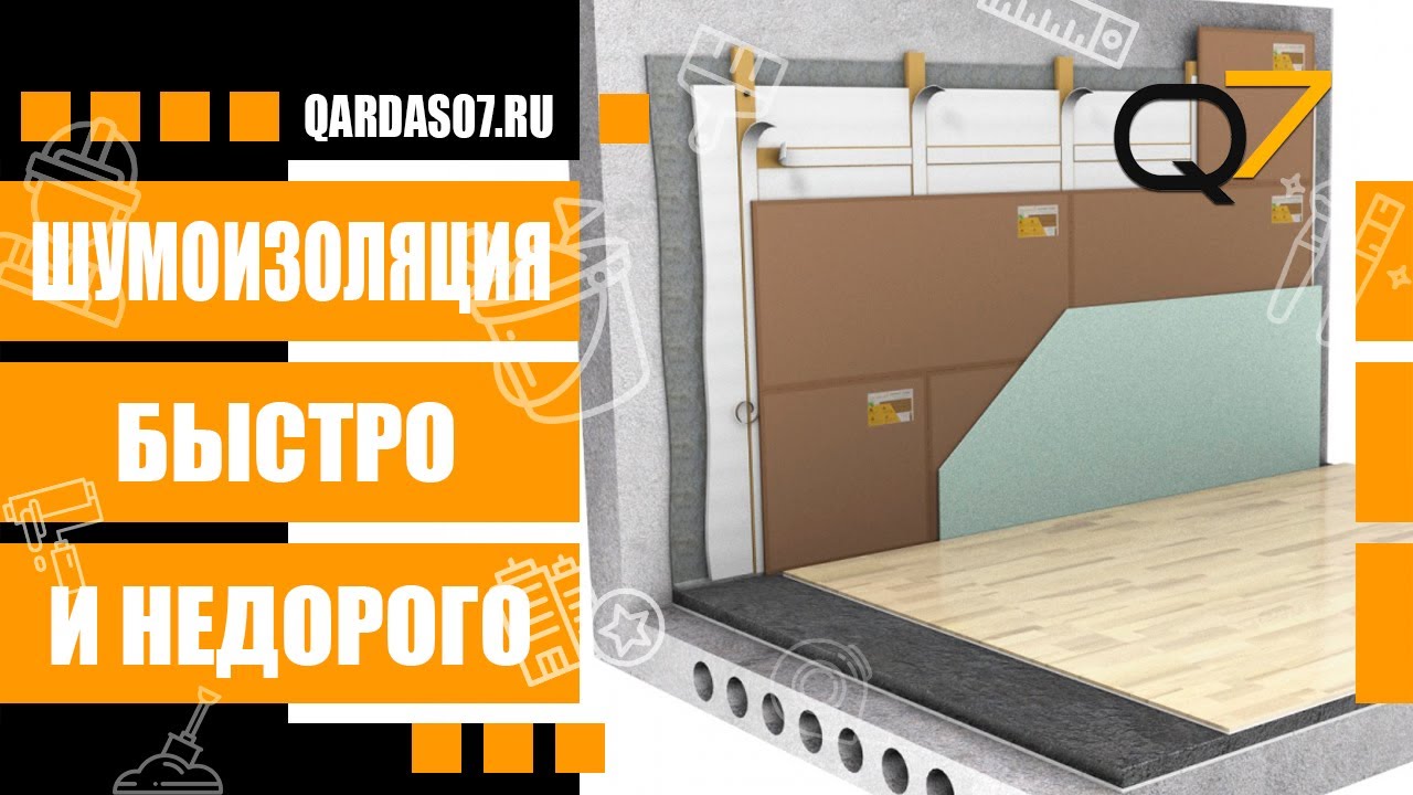 Шумоизоляция стен в квартире, как сделать быстро и недорого