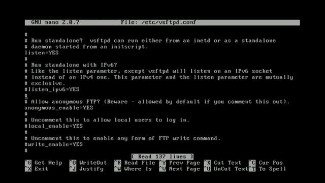 Debian configuration #6 Server FTP