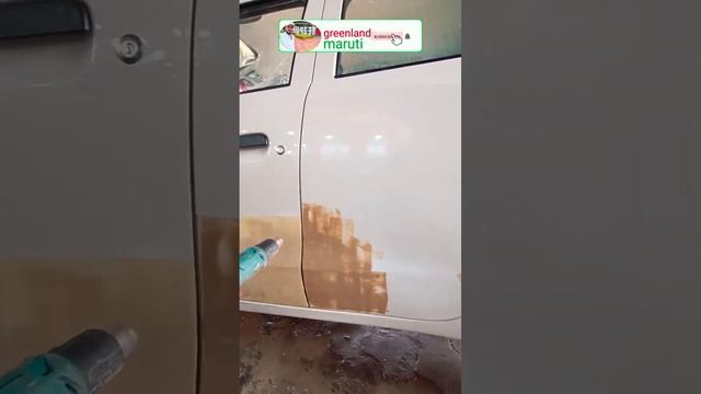 maruti?WagonR left side door paint//@Brotomotiv @vlogsbrotomotiv #brotomotiv #cardetailing #yt #pun