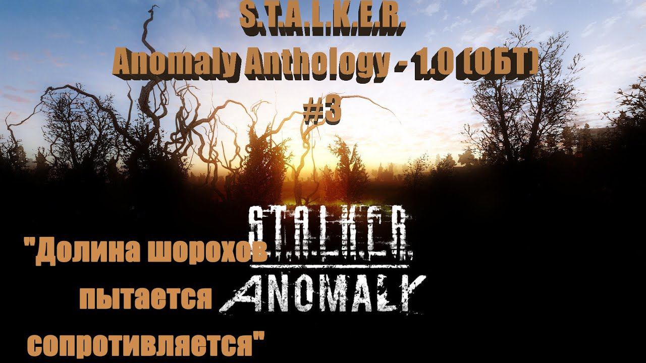 S.T.A.L.K.E.R. Anomaly #3 "Долина шорохов пытается сопротивляется"