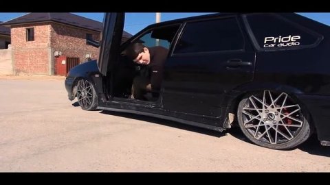 Обзор ваз 2114 на пневме. Ламбо двери автозвук 555