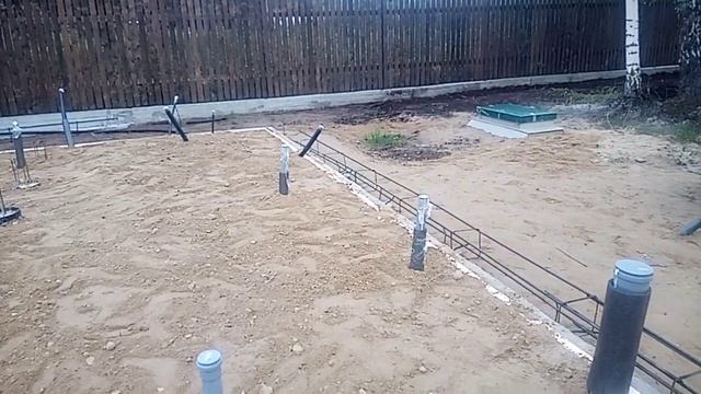 Подготовка под заливку ростверка и плиты.2 августа 2023 г.